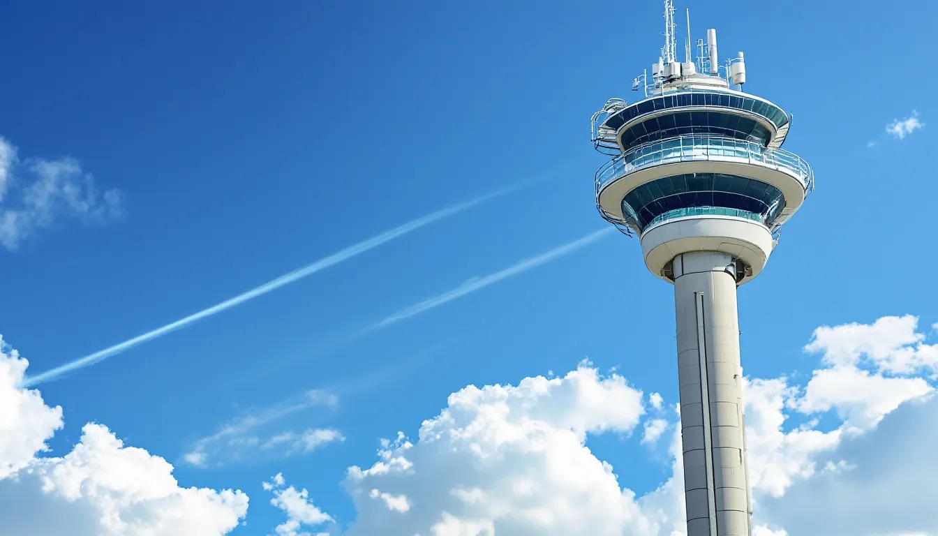 Airport tower and apron operations